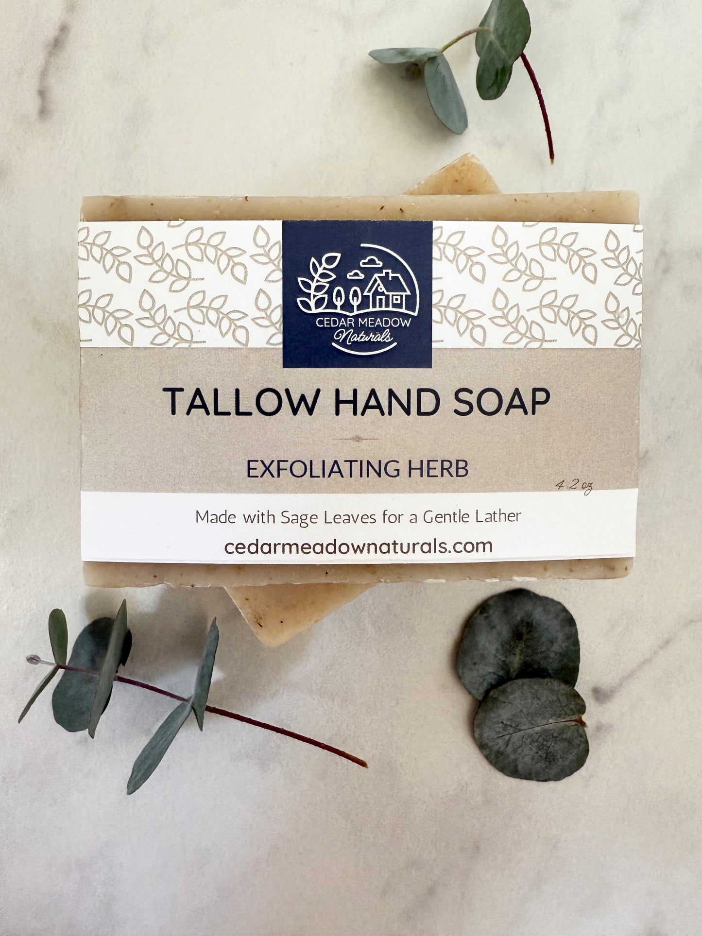 Exfoliating Herb Tallow Hand Soap