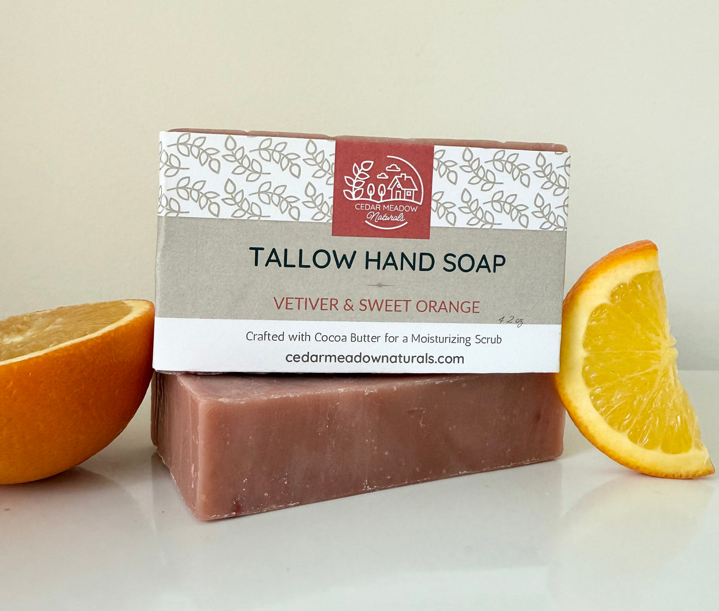 Vetiver & Sweet Orange Tallow Hand Soap